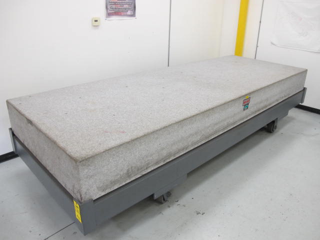 MOJAVE GRANITE SURFACE PLATE 60"X168"X14.5" METAL PORTABLE BASE (G-49) LOADING & HANDLING FEE $1,000-2367
