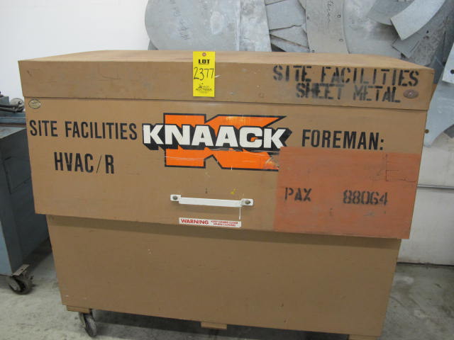 KNACK TOOL BOX (G-40) LOADING & HANDLING FEE $50-2377