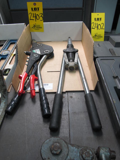 LOT HAND PUNCHES AND RIVETERS (G-40) LOADING & HANDLING FEE $10-2403