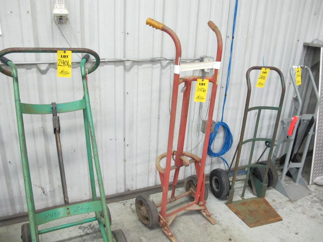 LOT BARREL CARTS AND HAND DOLLIES (G-40) LOADING & HANDLING FEE $10-2406
