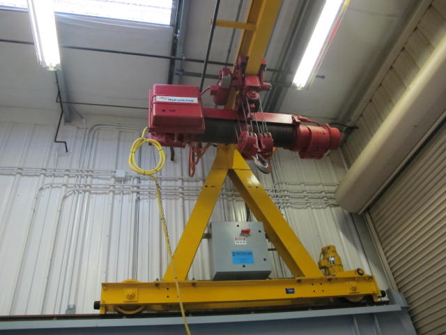 ACCO 6-TON TOP RIDING BRIDGE CRANE W/ ELECTRIC PENDANT CONTROL (G-40) LOADING & HANDLING FEE $2,500-2416