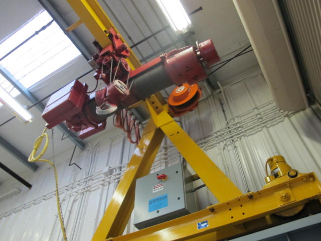 ACCO 6-TON TOP RIDING BRIDGE CRANE W/ ELECTRIC PENDANT CONTROL (G-40) LOADING & HANDLING FEE $2,500-2416