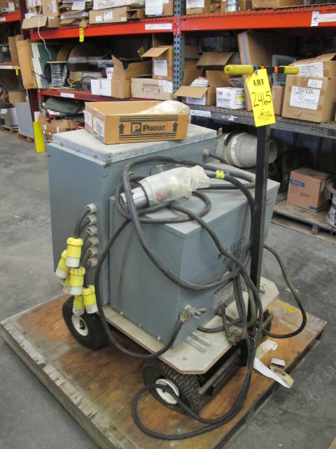 SQUARE D CO. 3-PHASE PORTABLE POWER PACK (G-20) LOADING & HANDLING FEE $25-2465