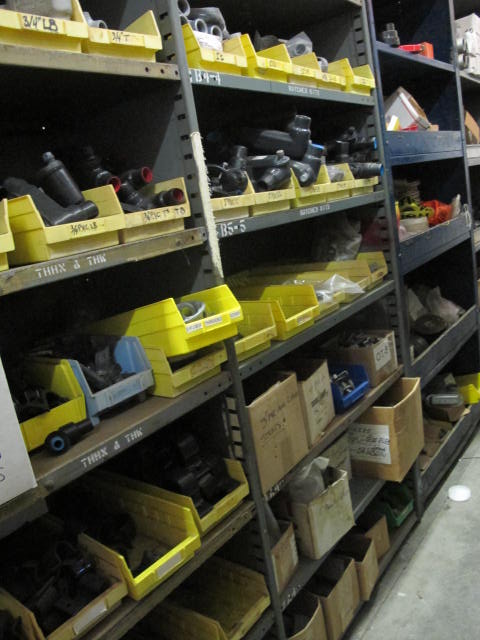 LARGE QUANTITY OF ELECTRICAL CONSISTING OF ALLIED POWER STRUT, APPLETON CONNECTORS, TAPS, FITTINGS, LOCK NUTS, SUPPORTS AND MISC (G-20) (TO BE PURCHASED ONLY BY AN INSURED BUYER, TO BE LOADED BY HAND. NO FORKLIFT USE ALLOWED.)-2474