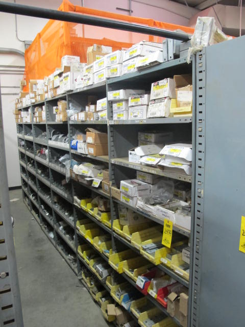 LARGE QUANTITY OF ELECTRICAL CONSISTING OF ALLIED POWER STRUT, APPLETON CONNECTORS, TAPS, FITTINGS, LOCK NUTS, SUPPORTS AND MISC (G-20) (TO BE PURCHASED ONLY BY AN INSURED BUYER, TO BE LOADED BY HAND. NO FORKLIFT USE ALLOWED.)-2474