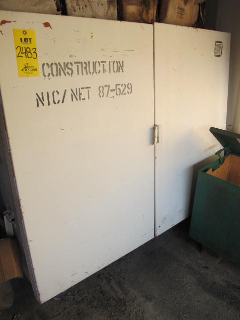 LOT (2) 2-DOOR PORTABLE JOB BOXES (G-20) LOADING & HANDLING FEE $50-2483