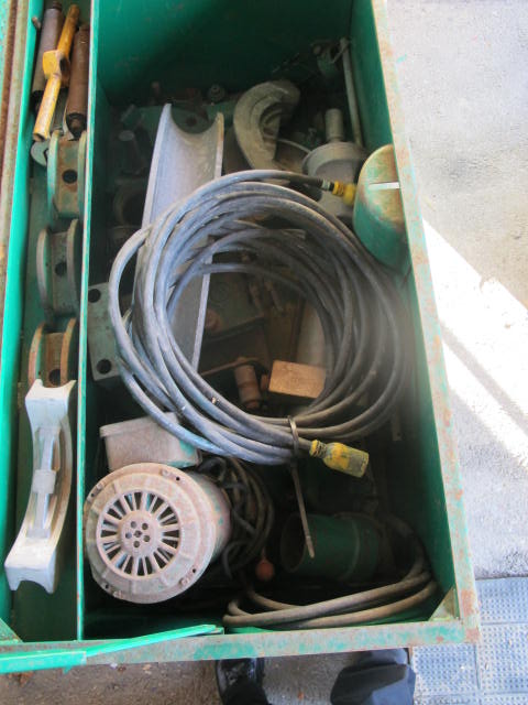GREENLEE HYDRAULIC PIPE BENDING SYSTEM W/ HYDRAULIC SUPPLY AND BENDING SUPPLIES (G-20) LOADING & HANDLING FEE $50-2487