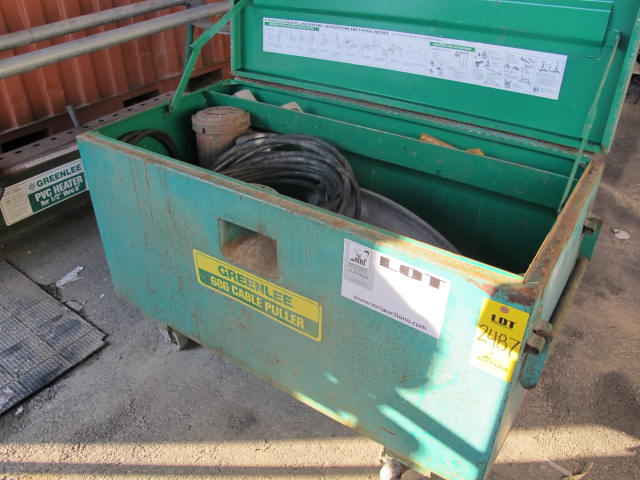 GREENLEE HYDRAULIC PIPE BENDING SYSTEM W/ HYDRAULIC SUPPLY AND BENDING SUPPLIES (G-20) LOADING & HANDLING FEE $50-2487