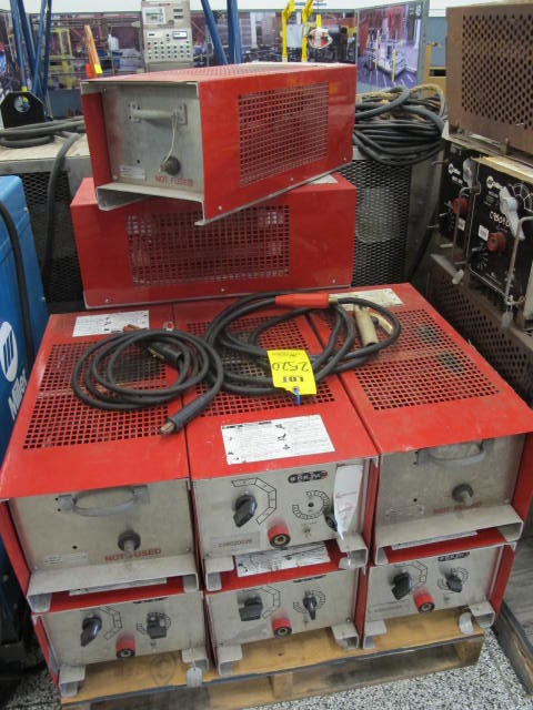 LOT (10) AFTEK MODEL M0195AMP MULTIPLE AMP WELDING POWER SOURCES (G-20) LOADING & HANDLING FEE $25-2520