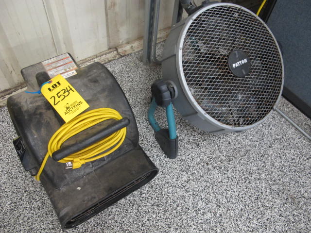 LOT INDUSTRIAL BLOWER AND SHOP FAN (G-20) LOADING & HANDLING FEE $10-2534