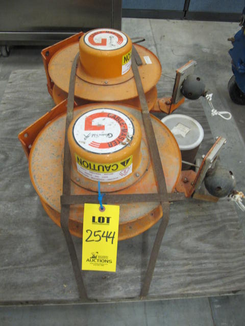 LOT (2) CABLE MASTER, CABLE TYPE TOOL BALANCERS (G-20) LOADING & HANDLING FEE $25-2544