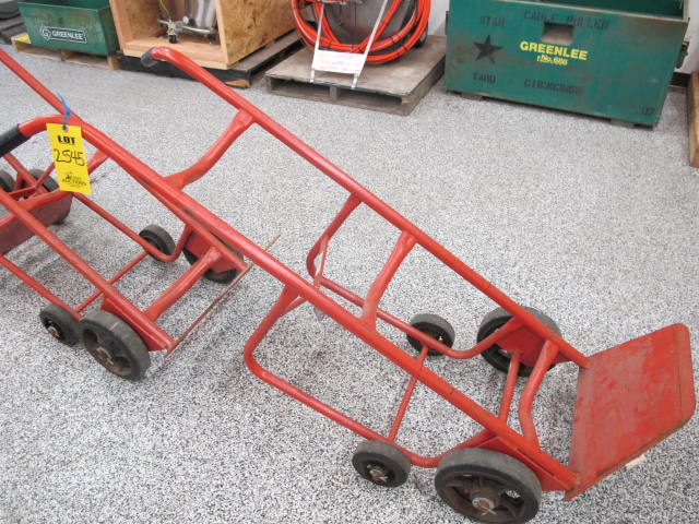 MECO MODEL 54VR 1,000 LB CAP 4-WHEEL BARREL DOLLY (G-20) LOADING & HANDLING FEE $10-2545