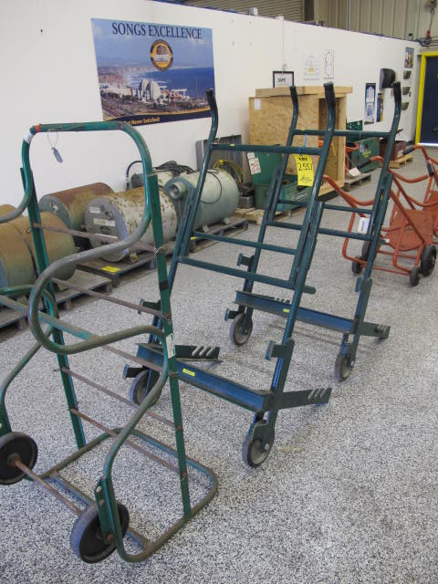 LOT (3) PORTABLE WIRE CARTS (G-20) LOADING & HANDLING FEE $10-2551
