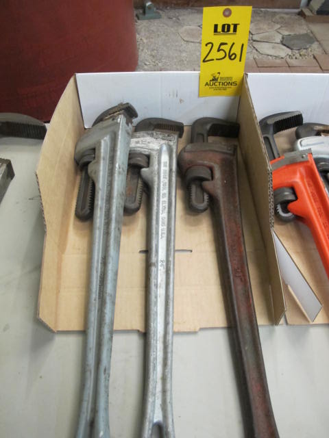 LOT (3) 24" PIPE WRENCHES (G-20) LOADING & HANDLING FEE $10-2561