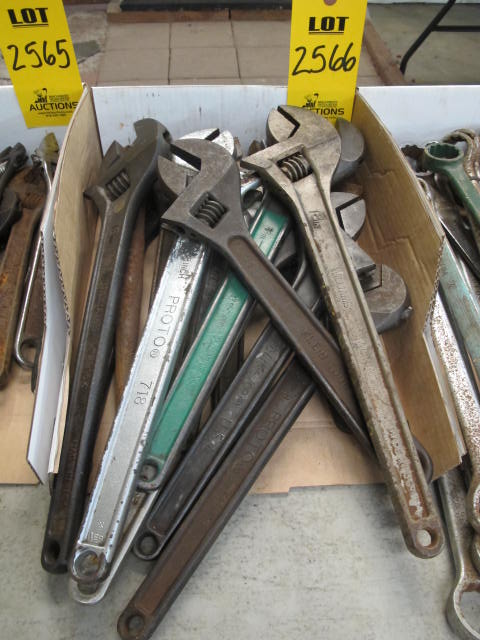 LOT CRESCENT WRENCHES (G-20) LOADING & HANDLING FEE $10-2566