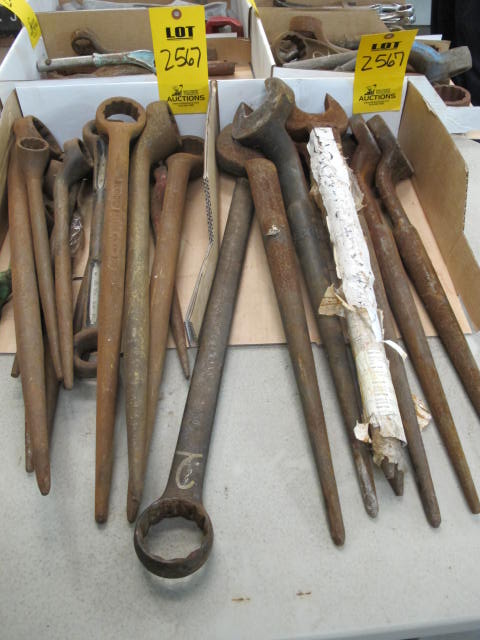 LOT (8) BOXES MISC OPEN AND CLOSED END WRENCHES (G-20) LOADING & HANDLING FEE $10-2567