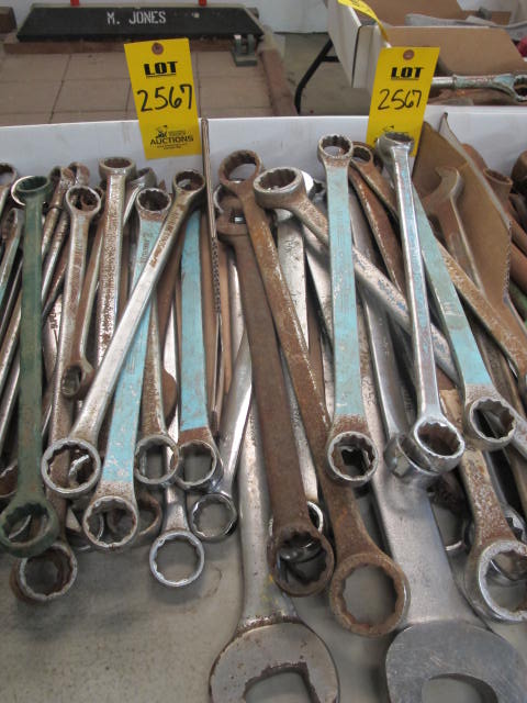 LOT (8) BOXES MISC OPEN AND CLOSED END WRENCHES (G-20) LOADING & HANDLING FEE $10-2567