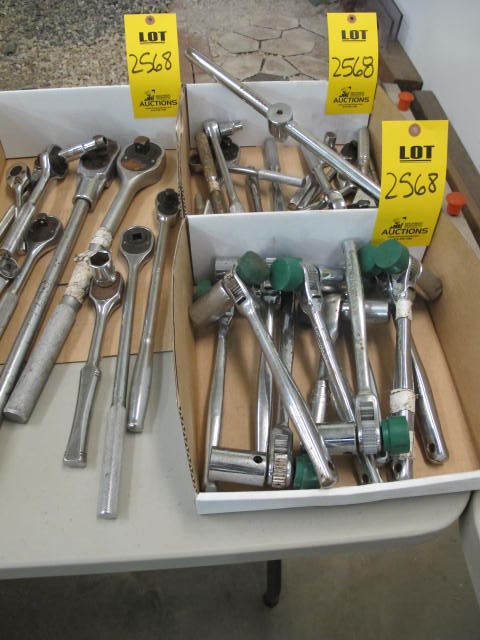 LOT (7) BOXES WRENCHES, SOCKETS AND SOCKET WRENCHES (G-20) LOADING & HANDLING FEE $10-2568