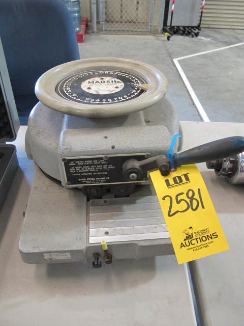 MARSH MODEL H 1/2" STENCIL MACHINE (G-20) LOADING & HANDLING FEE $10-2581