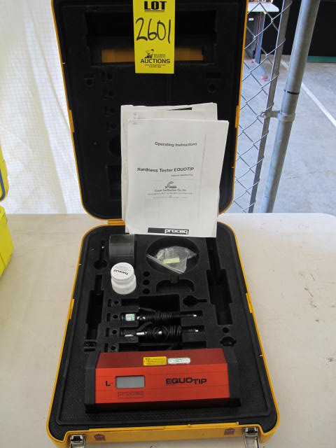 COAST CALIBRATION EQUOTIP HARDNESS TESTER (G-20) LOADING & HANDLING FEE $10-2601