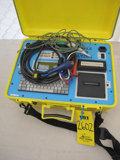 ELECTRONIC TECHNOLOGIES PORTABLE MOTOR ANALYZER (G-20) LOADING & HANDLING FEE $10-2602