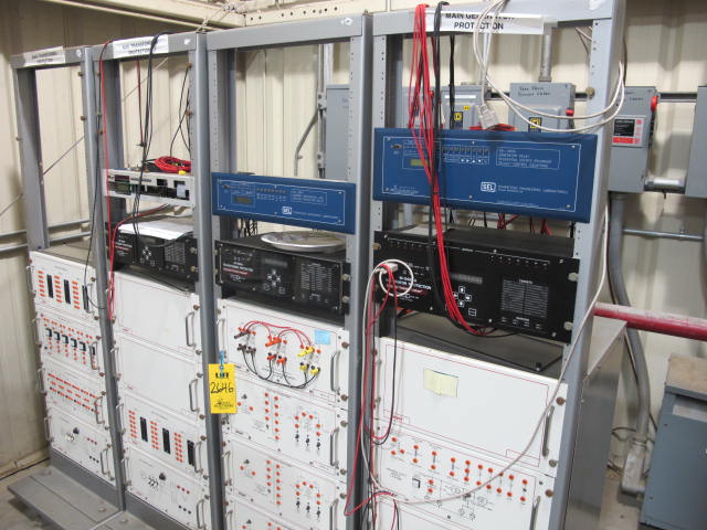 CONTROL BANK W/ INTEGRATED PROTECTION SYSTEMS MODEL M-3311A INPUT/OUTPUT MODULES AND LAB BOLT UNIVERSAL FAULT MODULES (G-20) LOADING & HANDLING FEE $50-2646