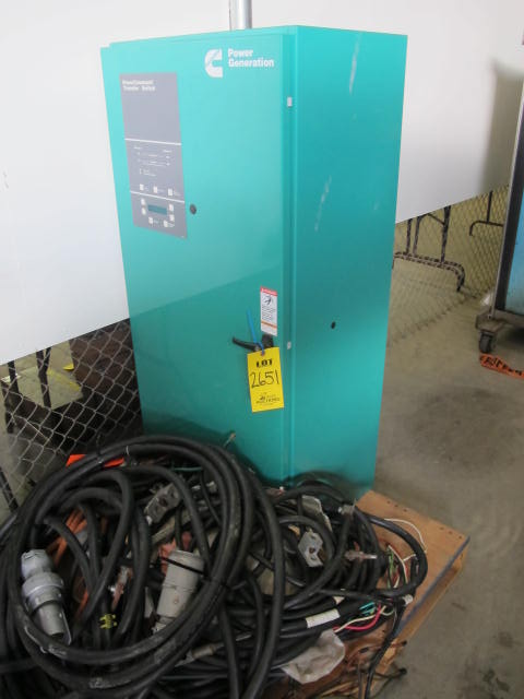 CUMMINS POWER GENERATION POWER COMMAND TRANSFER SWITCH (G-20) LOADING & HANDLING FEE $50-2651