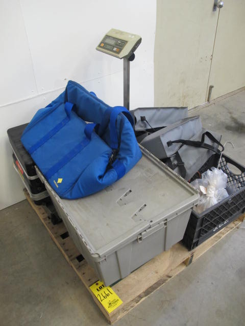 LOT (2) PALLETS MISC TEST EQUIPMENT (G-20) LOADING & HANDLING FEE $25-2661