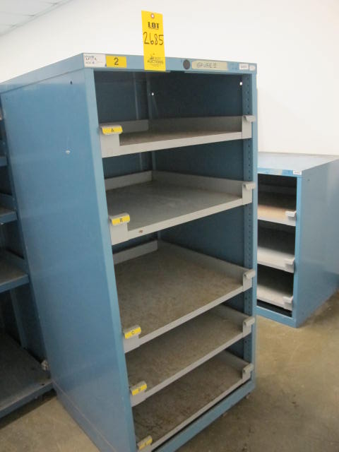 LISTA 5-DRAWER OPEN FRONT INDUSTRIAL PARTS CABINET (G-20) LOADING & HANDLING FEE $50-2685