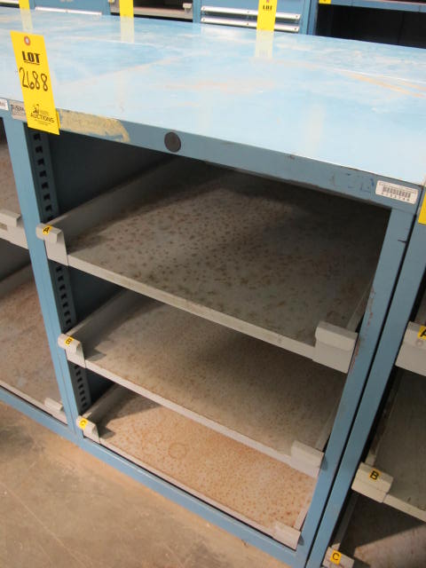 LISTA 3-DRAWER OPEN FRONT INDUSTRIAL PARTS CABINET (G-20) LOADING & HANDLING FEE $50-2688