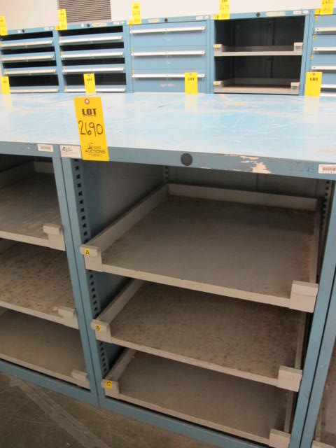 LISTA 3-DRAWER OPEN FRONT INDUSTRIAL PARTS CABINET (G-20) LOADING & HANDLING FEE $50-2690