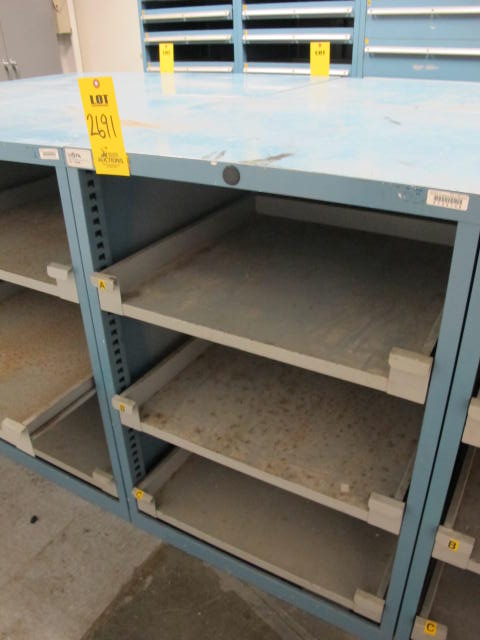 LISTA 3-DRAWER OPEN FRONT INDUSTRIAL PARTS CABINET (G-20) LOADING & HANDLING FEE $50-2691