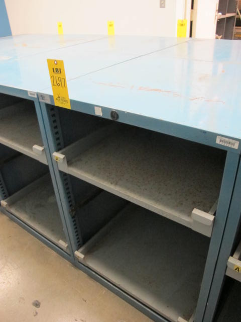 LISTA 2-DRAWER OPEN FRONT INDUSTRIAL PARTS CABINET (G-20) LOADING & HANDLING FEE $50-2697