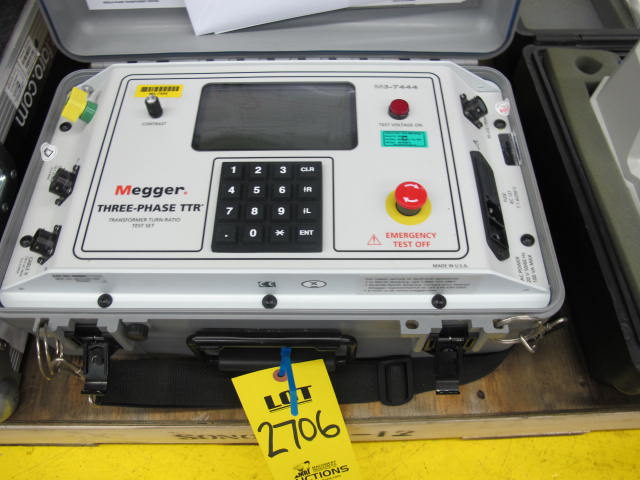 MEGGER 550503 TRANSFORMER TURN-RATIO TEST SET (G-46) LOADING & HANDLING FEE $10-2706