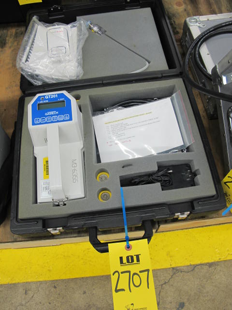 GASTECH MODEL GT201 PORTABLE GAS MONITOR (G-46) LOADING & HANDLING FEE $10-2707