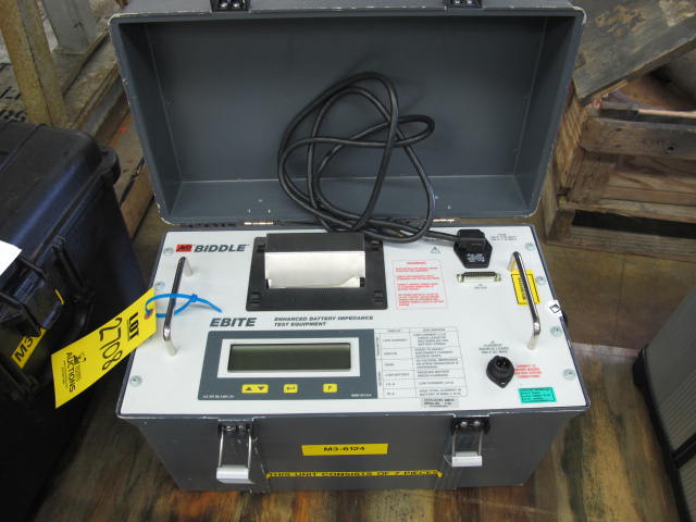 BIDDLE ENHANCED BATTER IMPEDANCE TESTER (G-46) LOADING & HANDLING FEE $10-2708