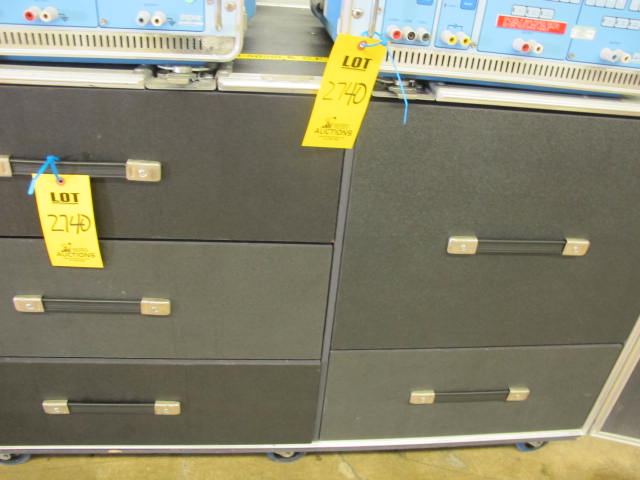 KITCO FIBER OPTICS MODEL 0700-9150 DUAL-PURPOSE EPOXY/HOT MELT 14-PORT OVEN W/ (2) MULTI-AMP EPOCH-10 MULTIMETER & CABINET/ACCESSORIES (G-46) LOADING & HANDLING FEE $25-2740