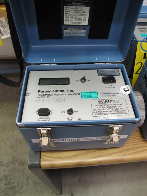 PAROSCIENTIFIC MODEL 761 DIGIQUARTZ PORTABLE STANDARD (G-44) LOADING & HANDLING FEE $10-2766