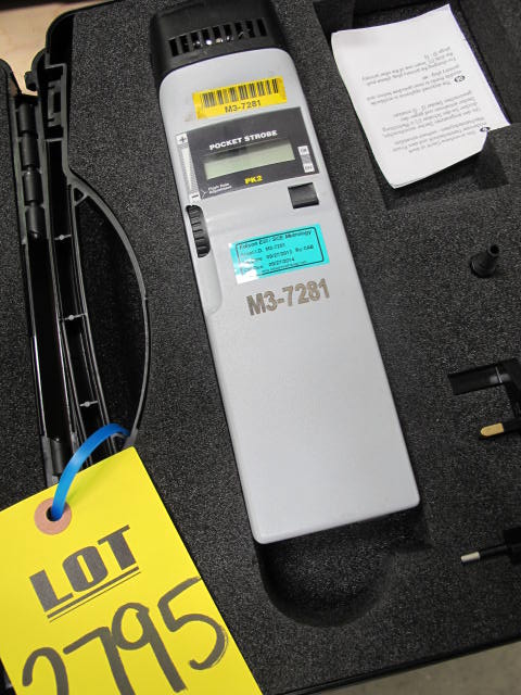 POCKET STROBE MODEL PK2 DIGITAL STROBE, RANGE 30-12500 FPM (G-44) LOADING & HANDLING FEE $10-2795