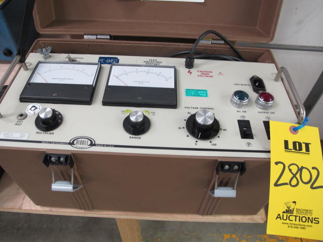BIDDLE CAT NO. 220015, 15KV DIELECTRIC TEST SET (G-44) LOADING & HANDLING FEE $10-2802