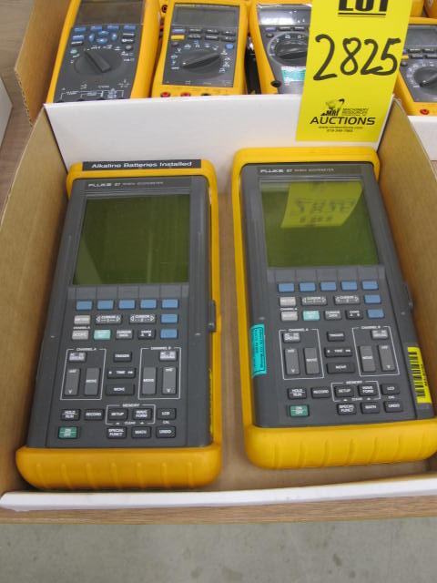 LOT (2) FLUKE 97 50MHZ SCOPEMETER (G-44) LOADING & HANDLING FEE $10-2825