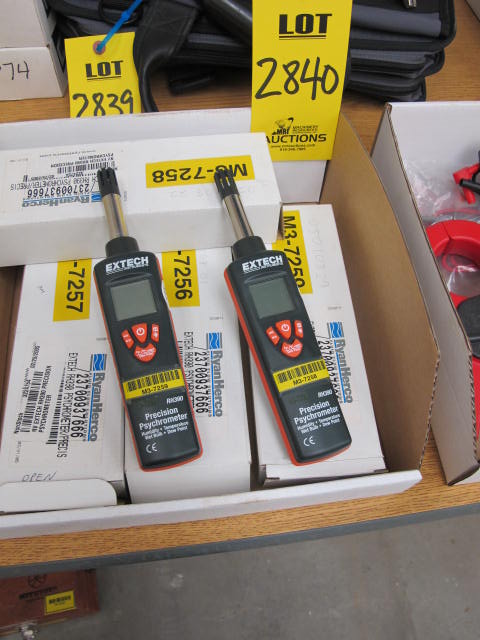 LOT (4) EXTECH INSTRUMENTS MODEL RH390 PRECISION PSYCHROMETER (G-44) LOADING & HANDLING FEE $10-2840