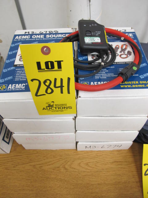 LOT (8) AEMC INSTRUMENTS CLAMP-ON & FLEXIBLE CURRENT PROBES (G-44) LOADING & HANDLING FEE $10-2841
