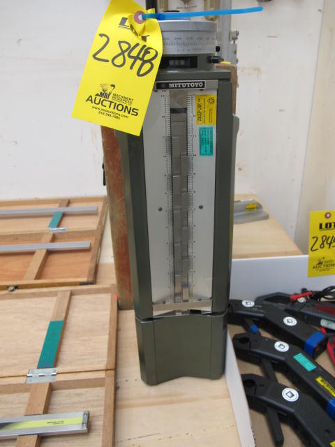 MITUTOYO HEIGHT MASTER W/ RISER BLOCK & CASE (G-44) LOADING & HANDLING FEE $10-2848