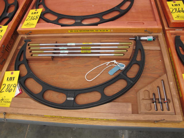 STARRETT 16"-20" OD MICROMETER (G-44) LOADING & HANDLING FEE $10-2869