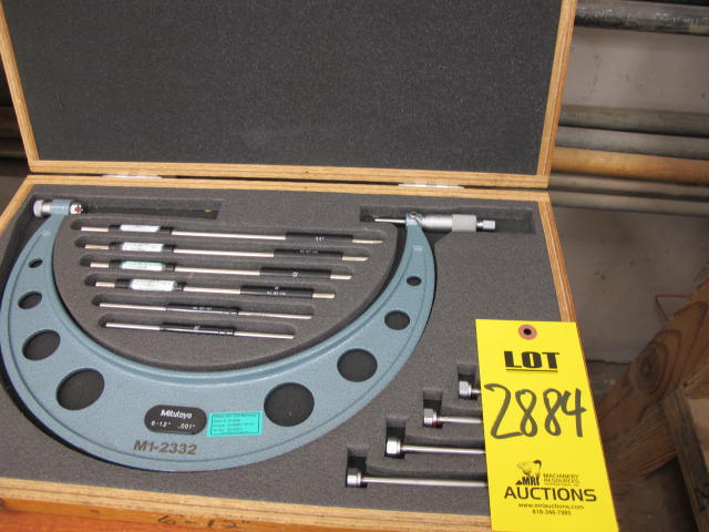 MITUTOYO 6"-12" OD MICROMETER (G-44) LOADING & HANDLING FEE $10-2884