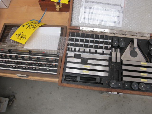 WEBBER STEEL, GRADE 2, GAUGE BLOCK SET (G-44) LOADING & HANDLING FEE $10-2904