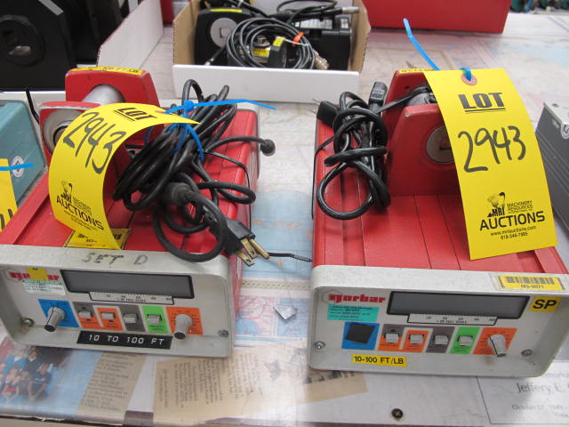 LOT (2) NORBAR MODEL 43108 TORQUE WRENCH ANALYZERS (G-44) LOADING & HANDLING FEE $10-2943