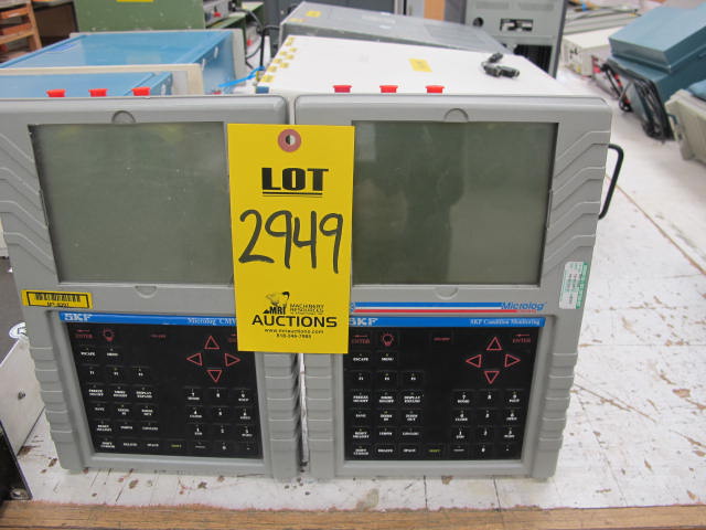 LOT (2) SKF MICROLOG CONDITION MONITORS (G-44) LOADING & HANDLING FEE $10-2949