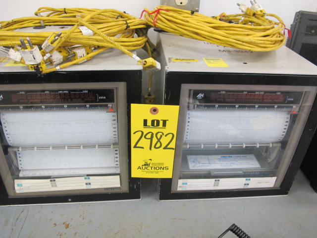 LOT (2) CHINO AH SERIES HYBRID RECORDER (G-44) LOADING & HANDLING FEE $10-2982